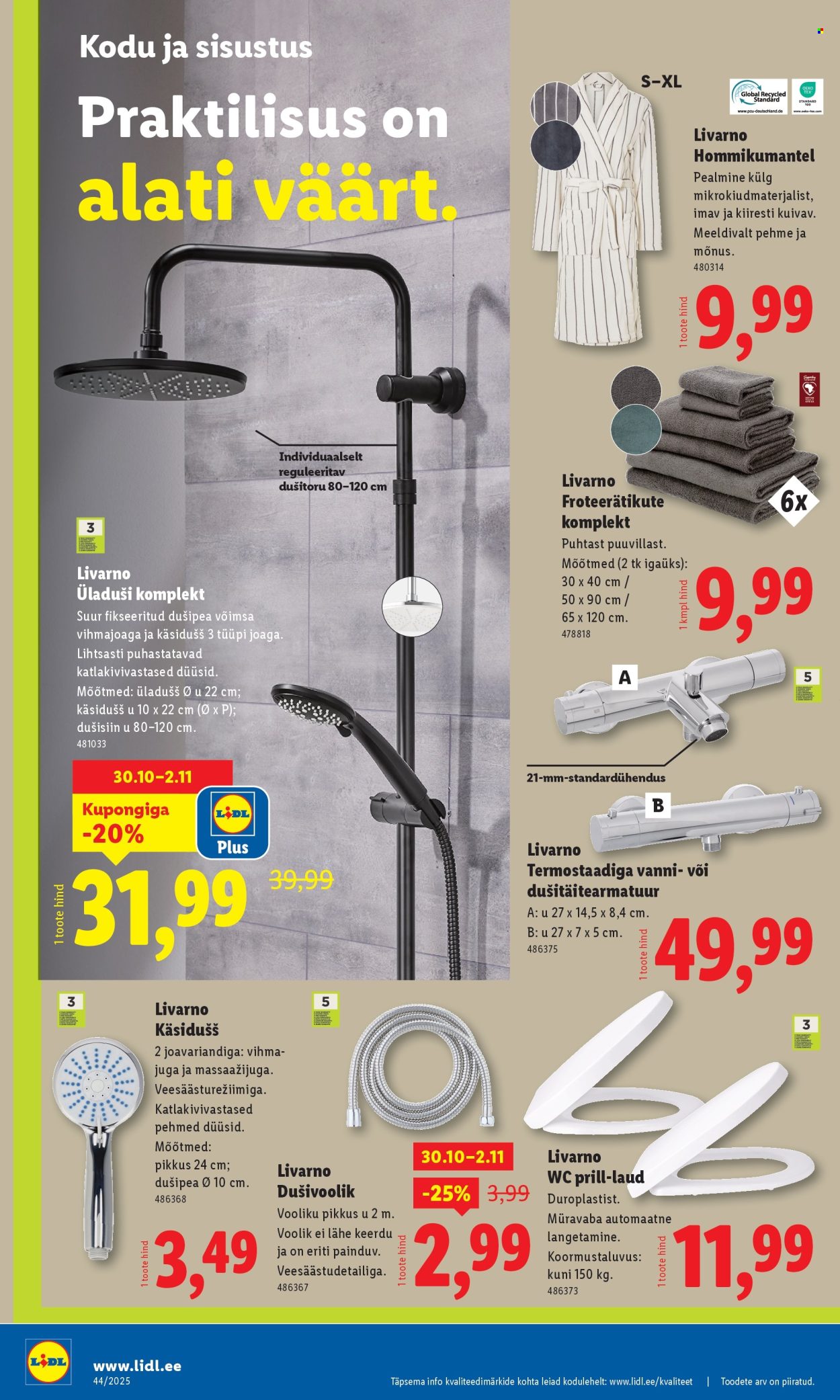 Lidl kliendileht - Kliendileht (27.10 - 2.11.2025)