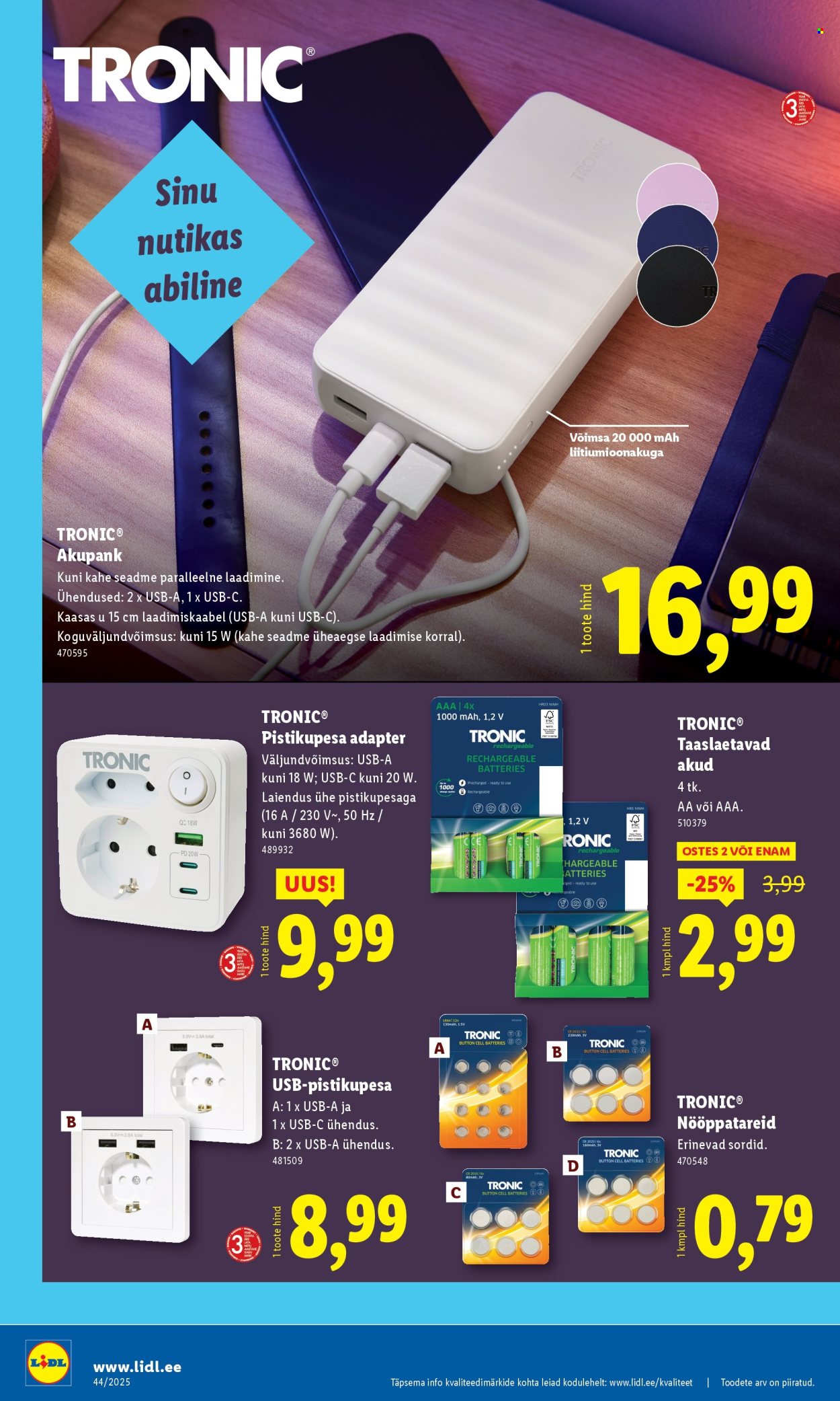 Lidl kliendileht - Kliendileht (27.10 - 2.11.2025)