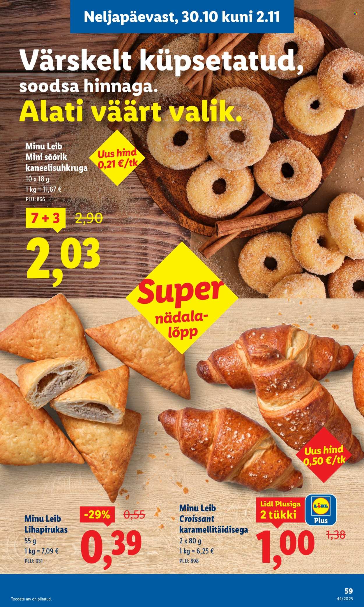 Lidl kliendileht - Kliendileht (27.10 - 2.11.2025)