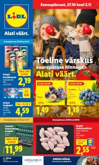 Lidl kliendileht - Kliendileht (27.10 - 2.11.2025)