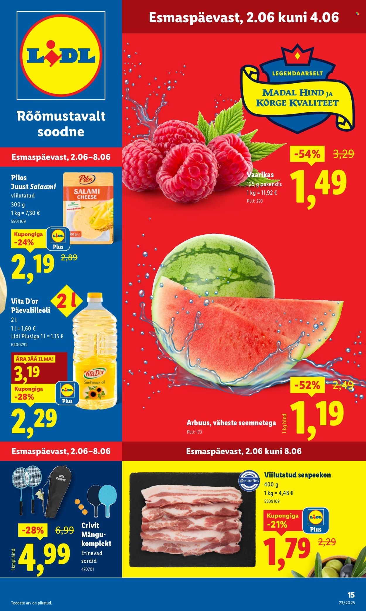 Lidl kliendileht - Kliendileht (5.06 - 8.06.2025)