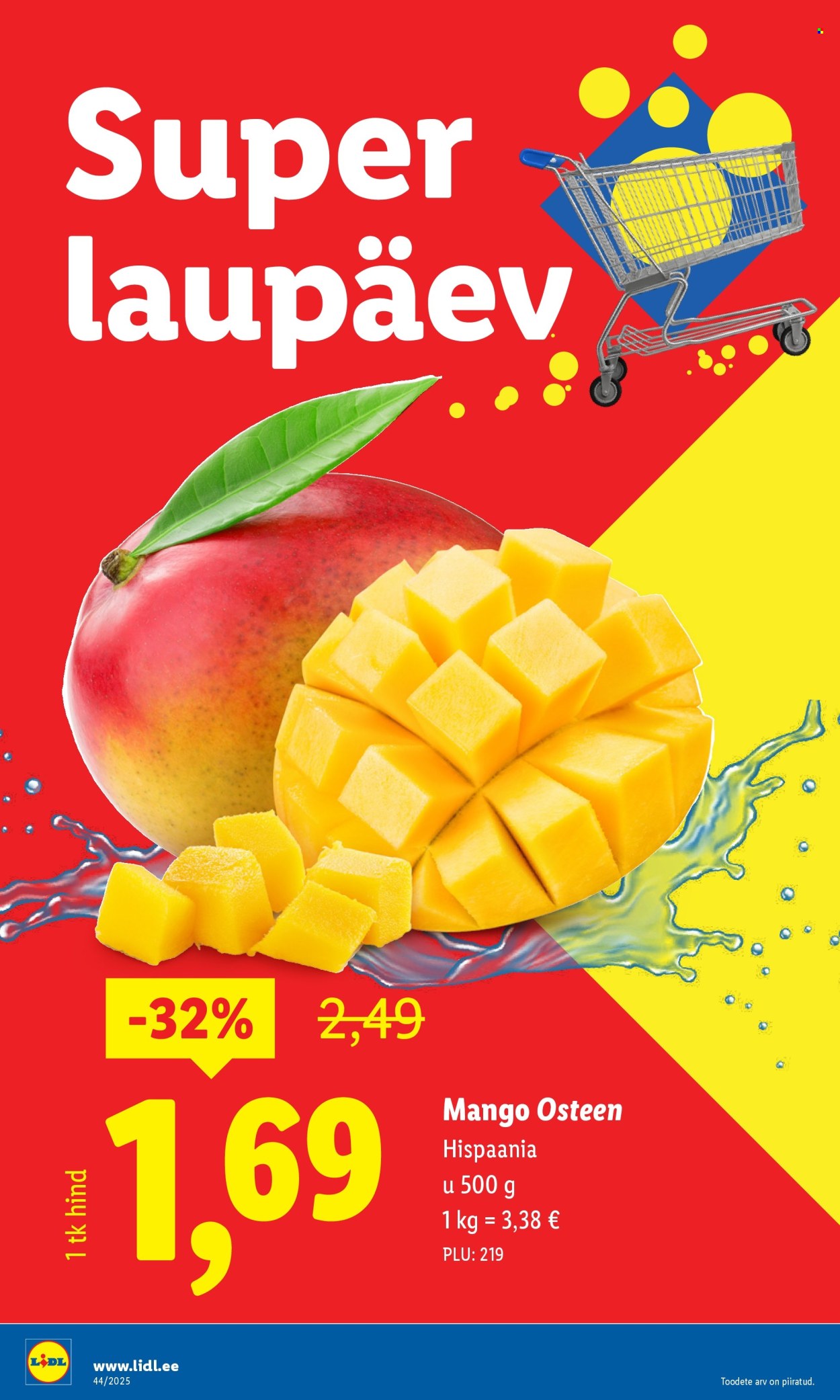 Lidl kliendileht - Nädalalõpu pakkumised (30.10 - 2.11.2025)