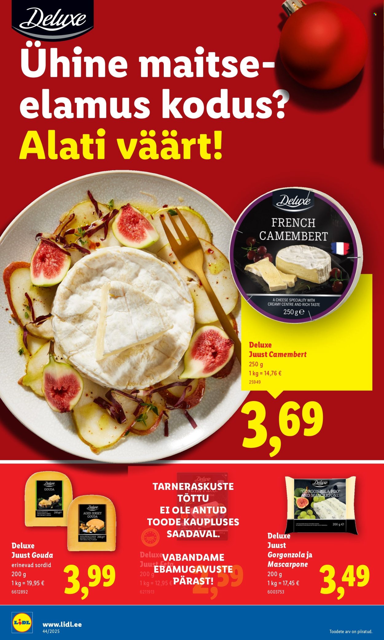 Lidl kliendileht - Nädalalõpu pakkumised (30.10 - 2.11.2025)