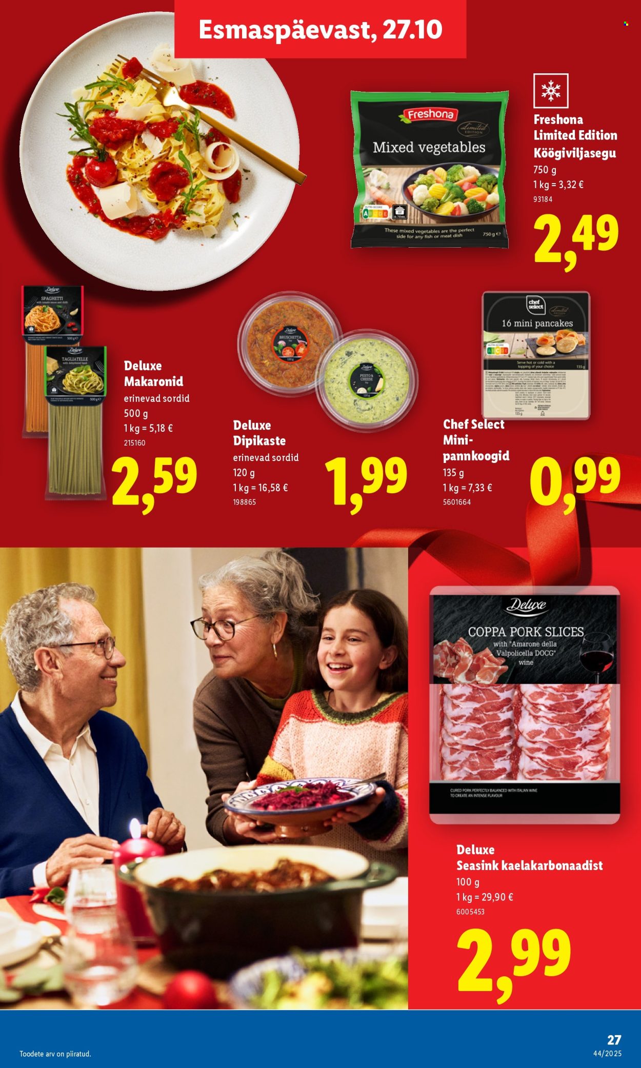 Lidl kliendileht - Nädalalõpu pakkumised (30.10 - 2.11.2025)
