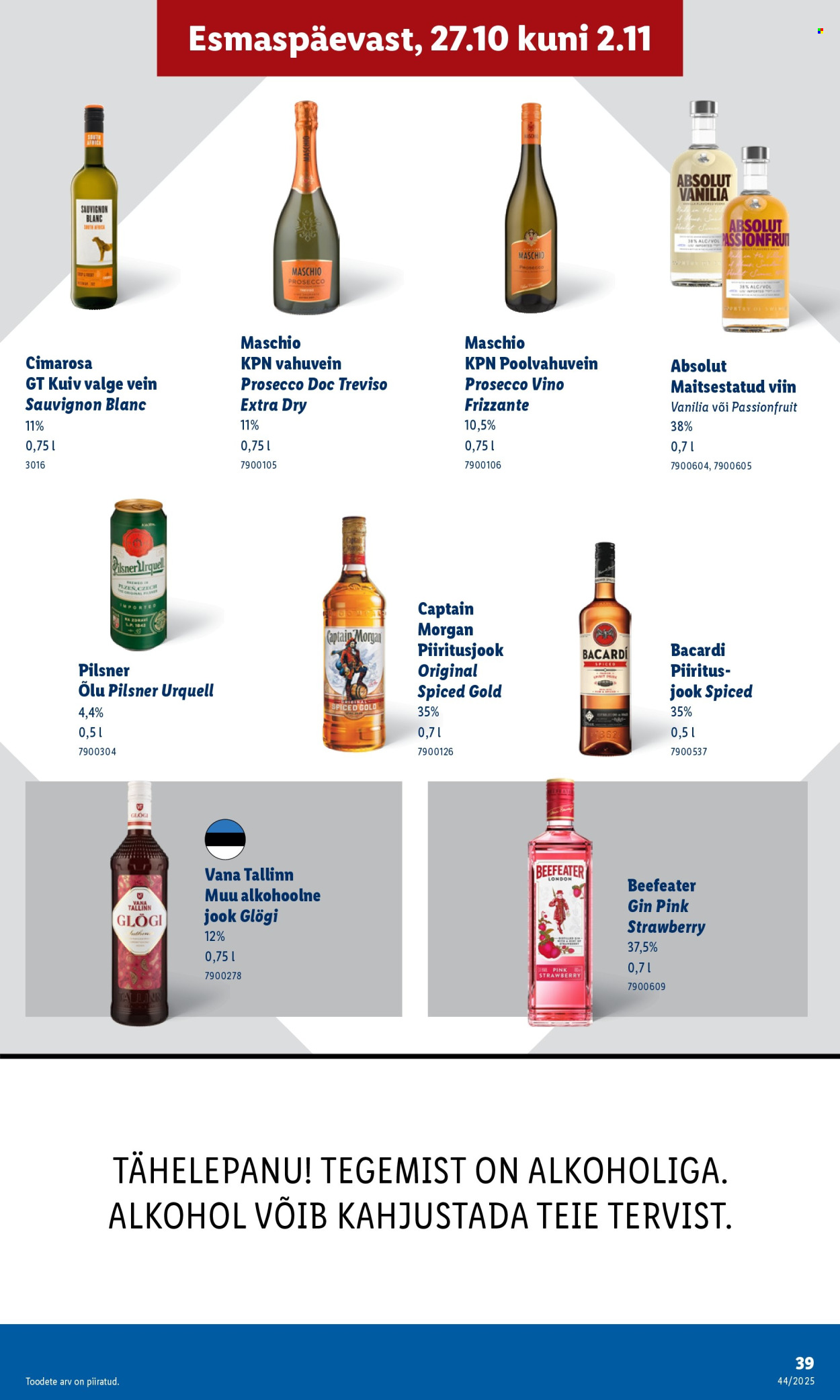 Lidl kliendileht - Nädalalõpu pakkumised (30.10 - 2.11.2025)