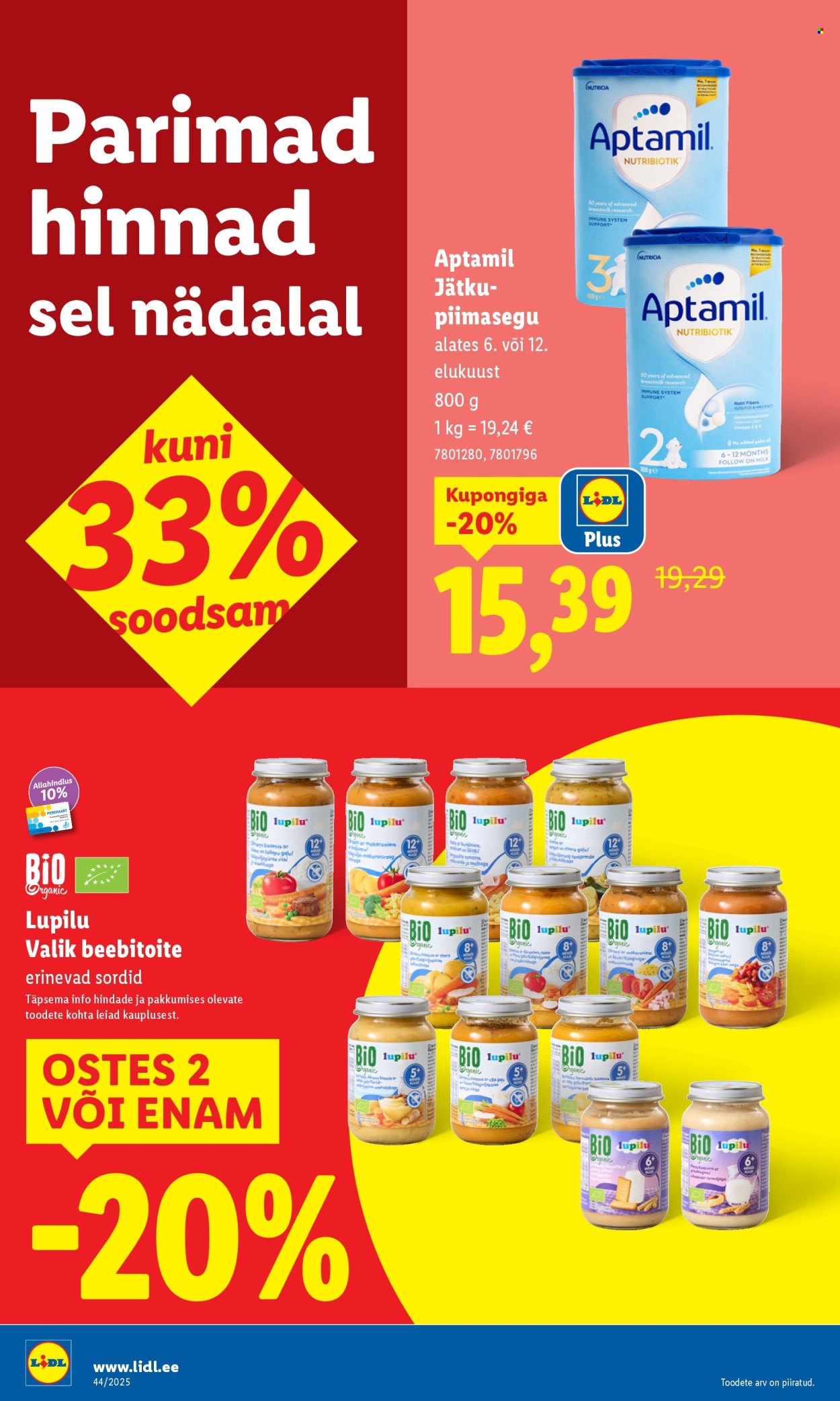 Lidl kliendileht - Nädalalõpu pakkumised (30.10 - 2.11.2025)