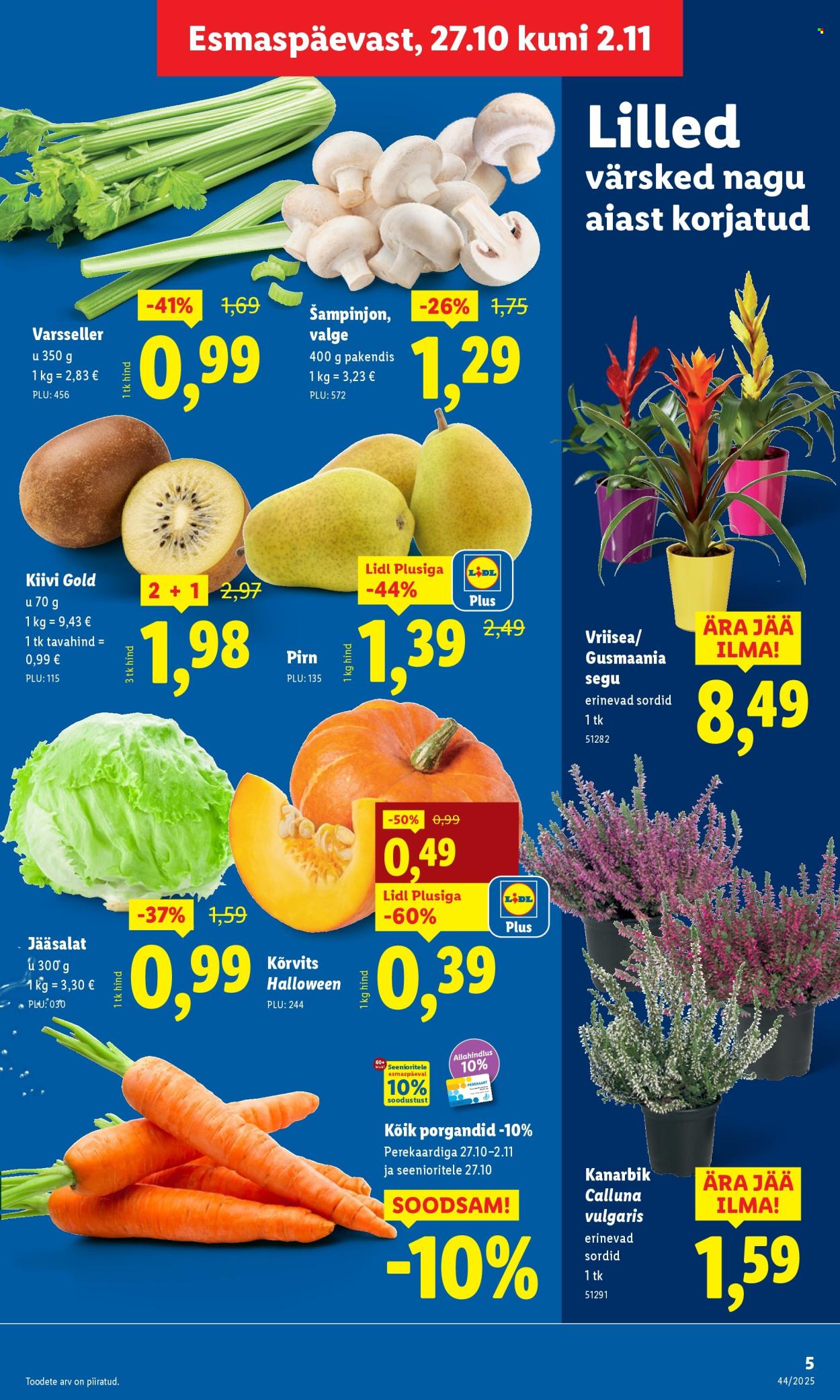 Lidl kliendileht - Nädalalõpu pakkumised (30.10 - 2.11.2025)