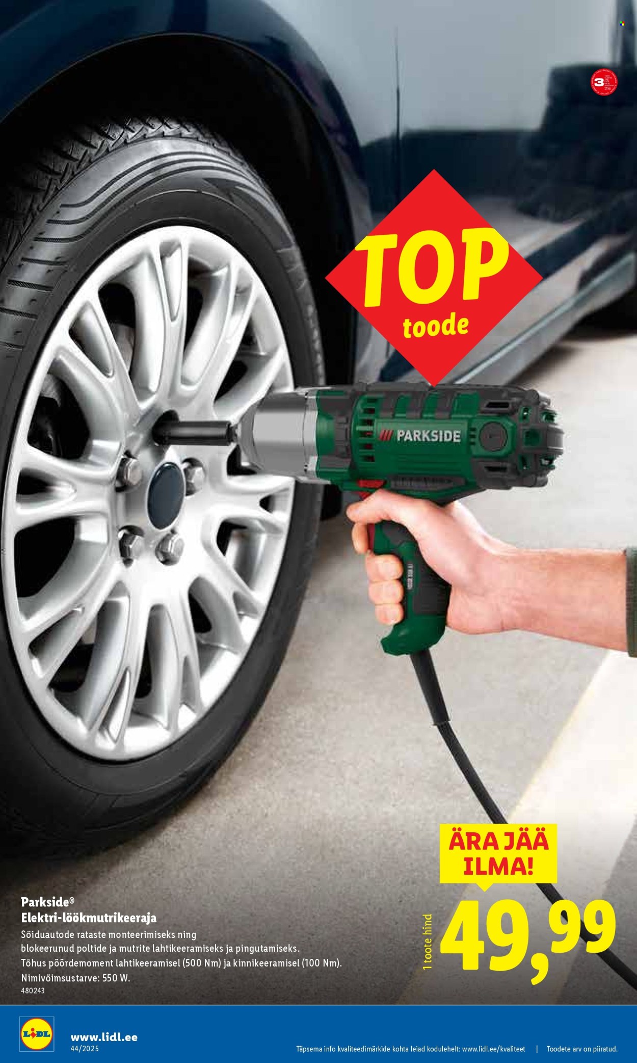 Lidl kliendileht - Nädalalõpu pakkumised (30.10 - 2.11.2025)