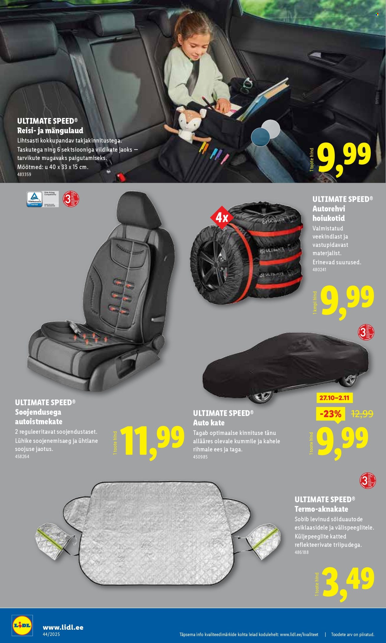 Lidl kliendileht - Nädalalõpu pakkumised (30.10 - 2.11.2025)