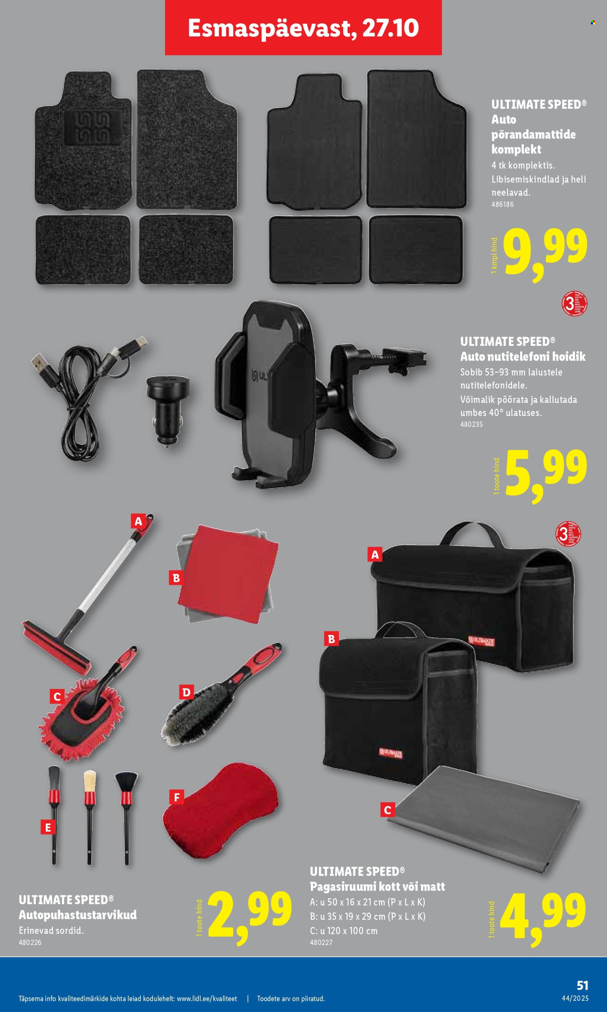 Lidl kliendileht - Nädalalõpu pakkumised (30.10 - 2.11.2025)