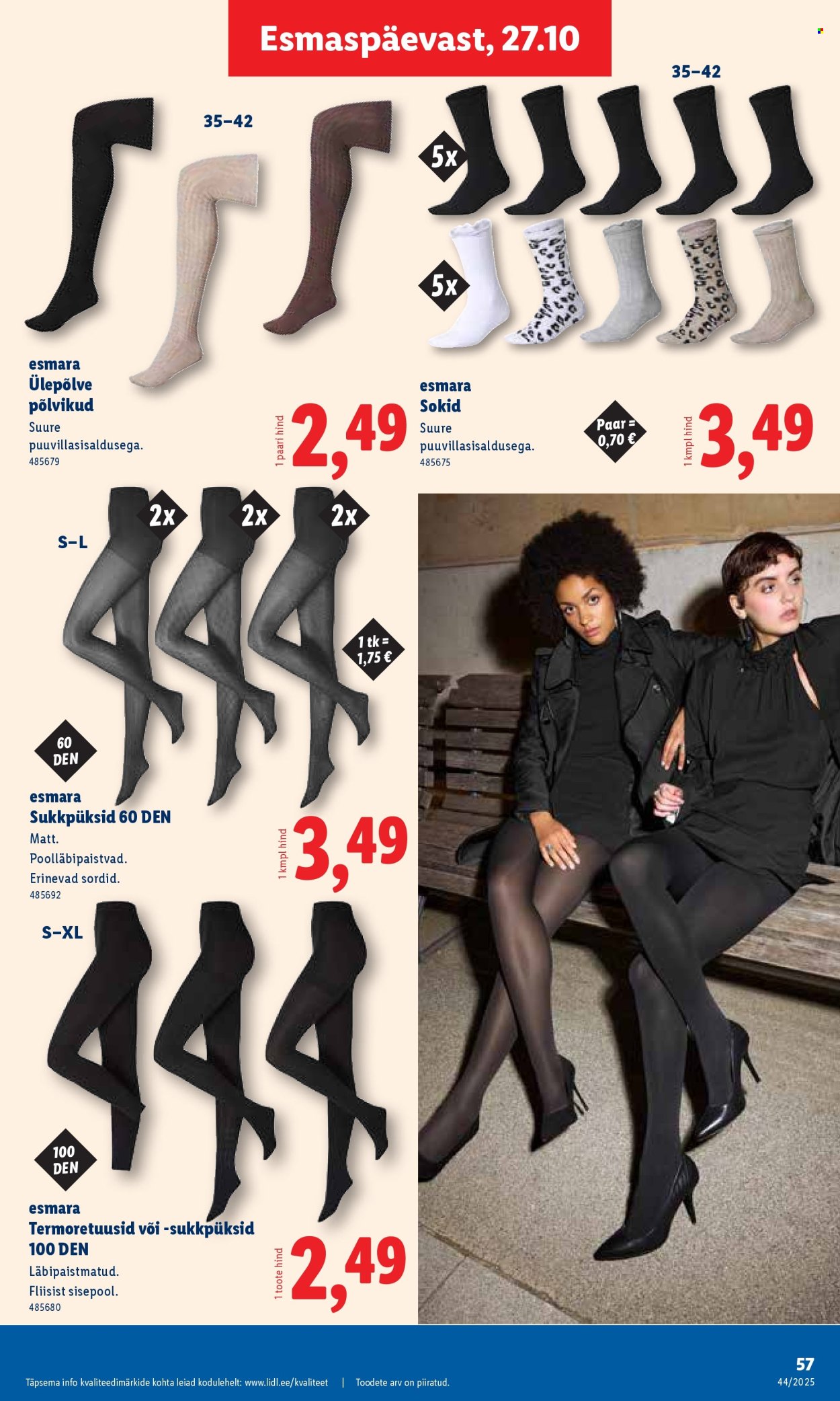 Lidl kliendileht - Nädalalõpu pakkumised (30.10 - 2.11.2025)