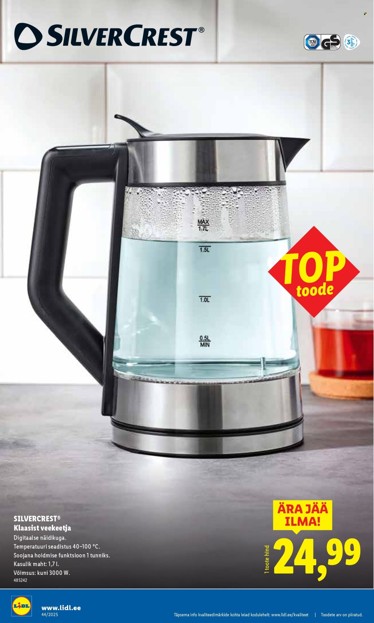 Lidl kliendileht - Nädalalõpu pakkumised (30.10 - 2.11.2025)