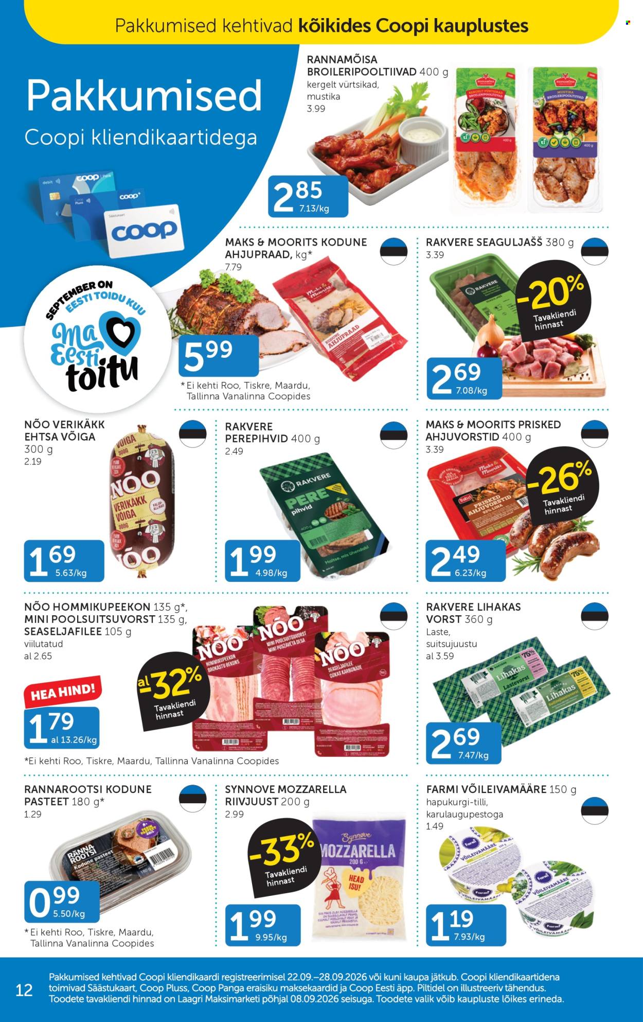 Coop kliendileht (22.09 - 28.09.2026)