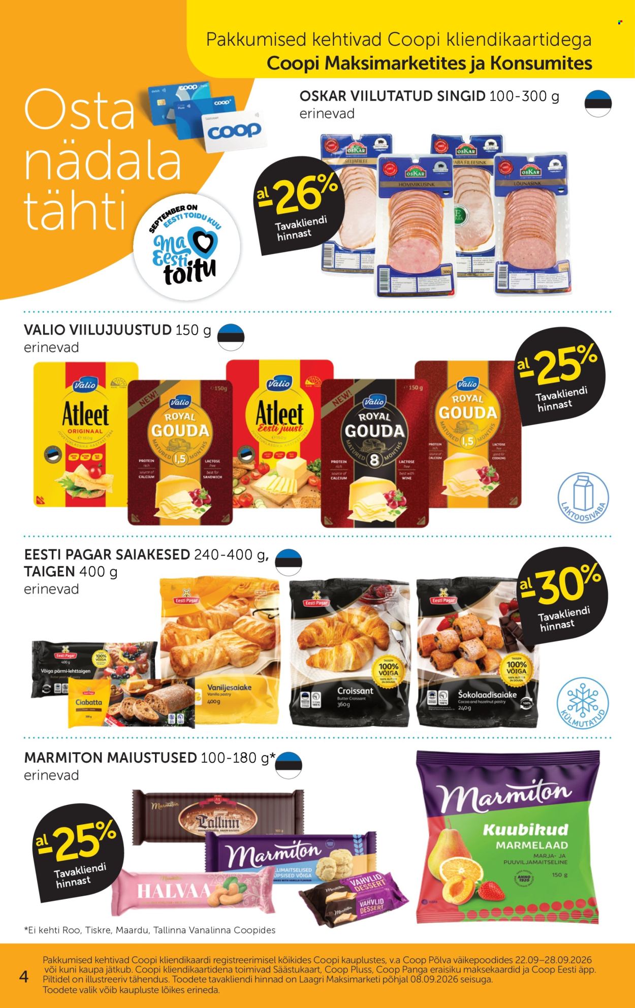 Coop kliendileht (22.09 - 28.09.2026)