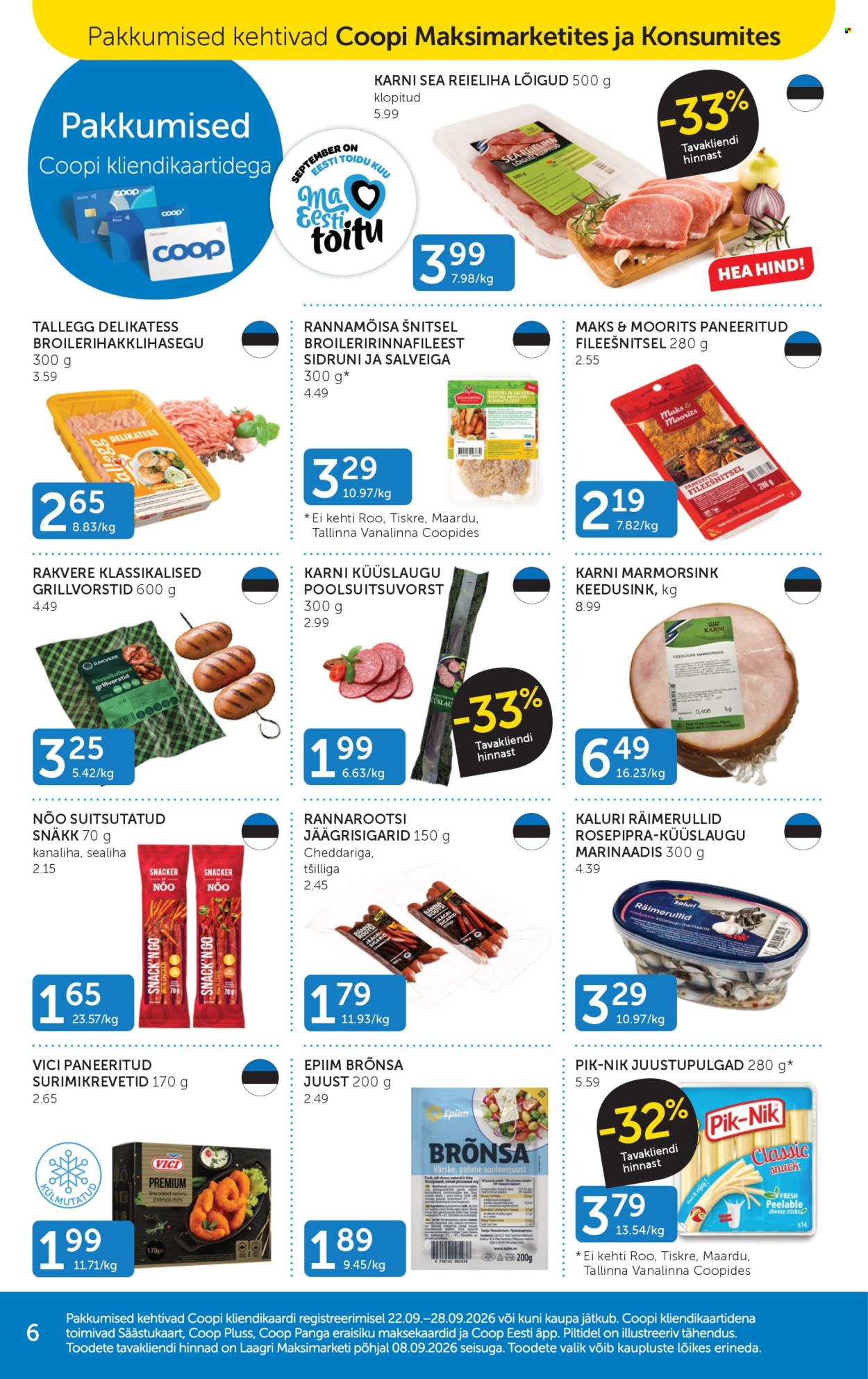 Coop kliendileht (22.09 - 28.09.2026)