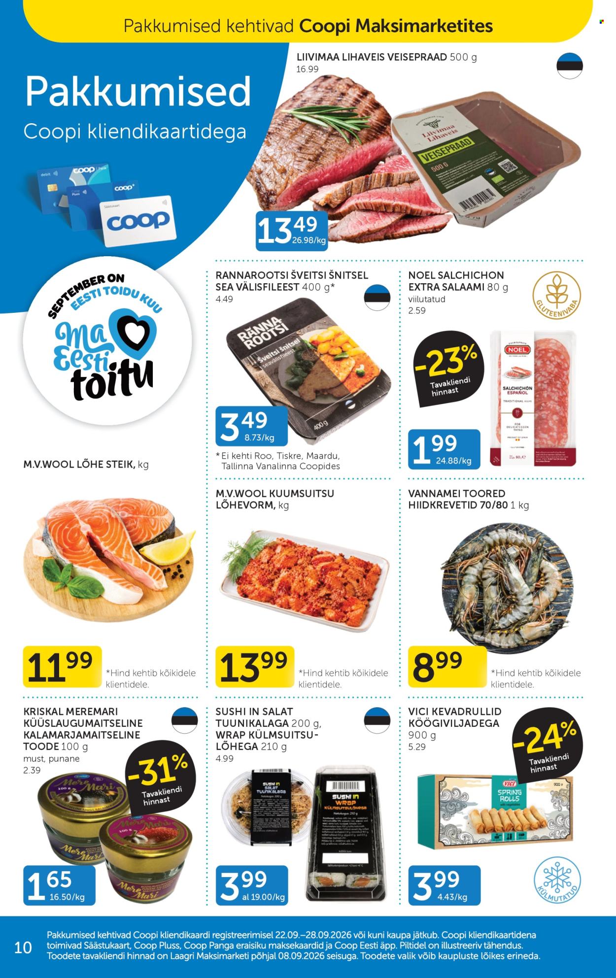 Coop kliendileht (22.09 - 28.09.2026)