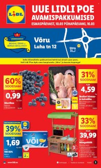 Lidl kliendileht - Võru (10.03 - 16.03.2025)