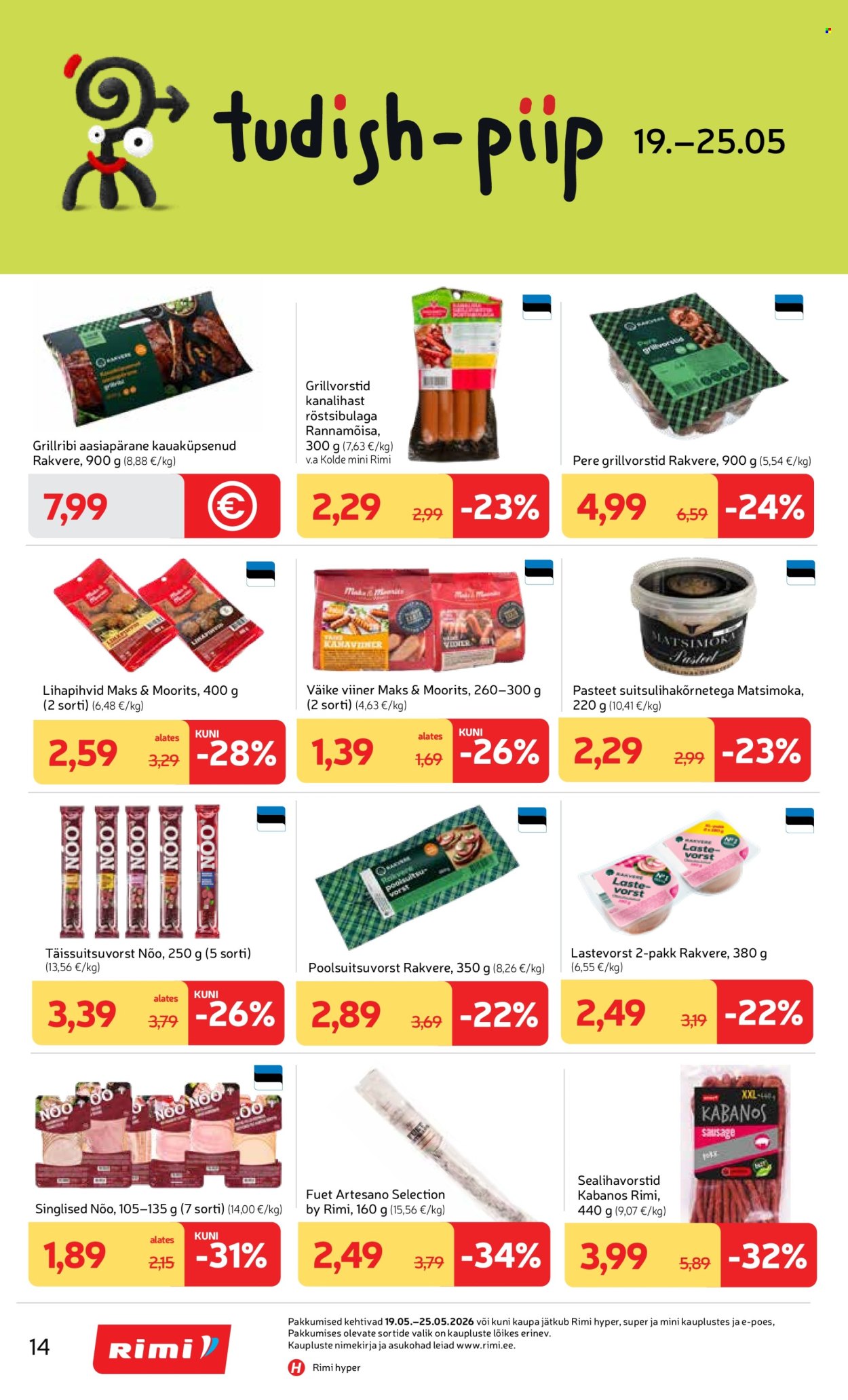 Rimi kliendileht - Kliendileht (19.05 - 25.05.2026)
