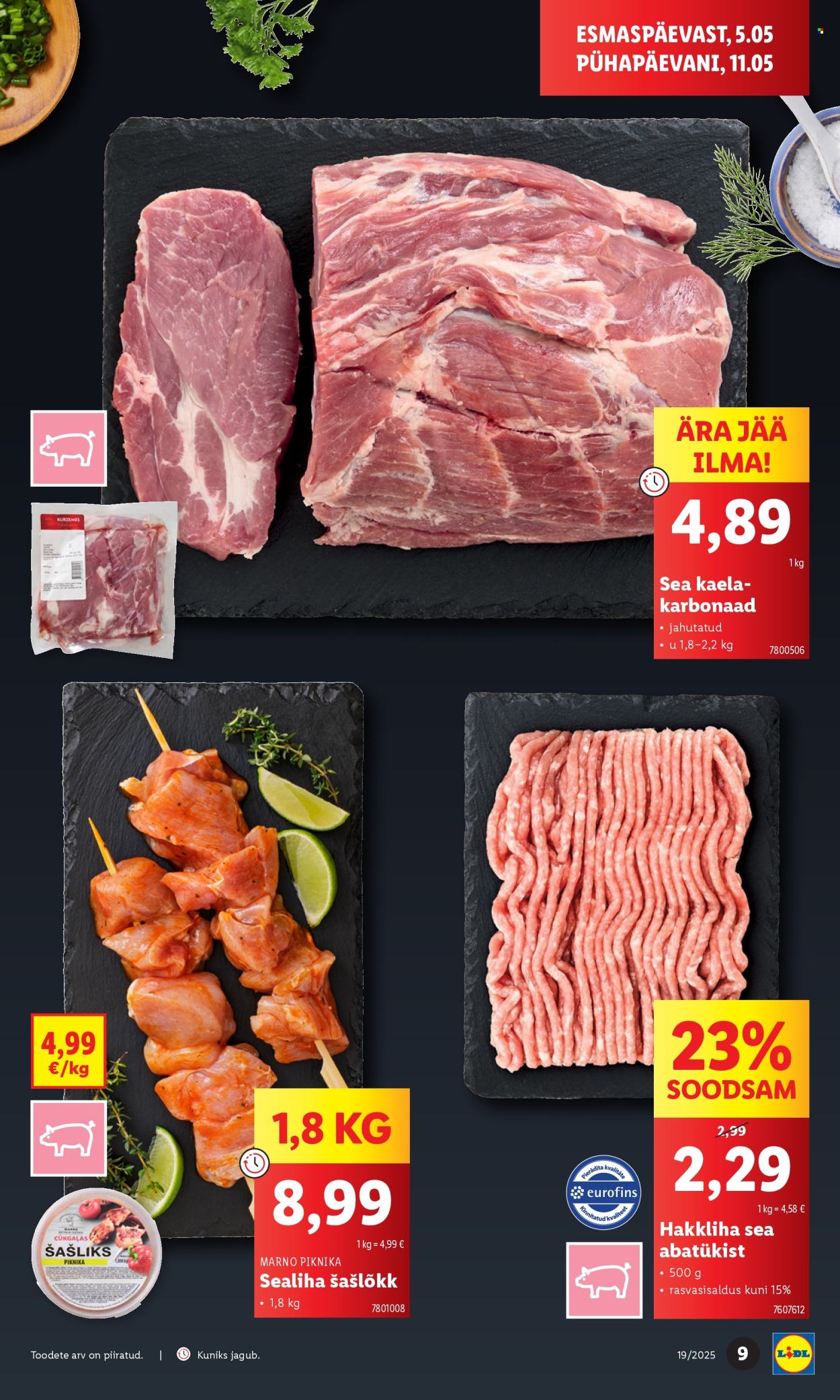 Lidl kliendileht - Kliendileht (5.05 - 11.05.2025)