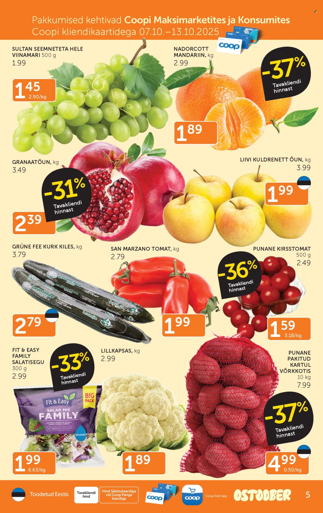 Coop kliendileht (7.10 - 13.10.2025)