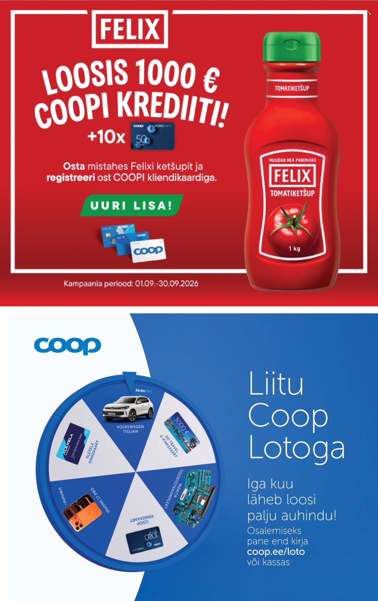 Coop kliendileht (1.09 - 7.09.2026)