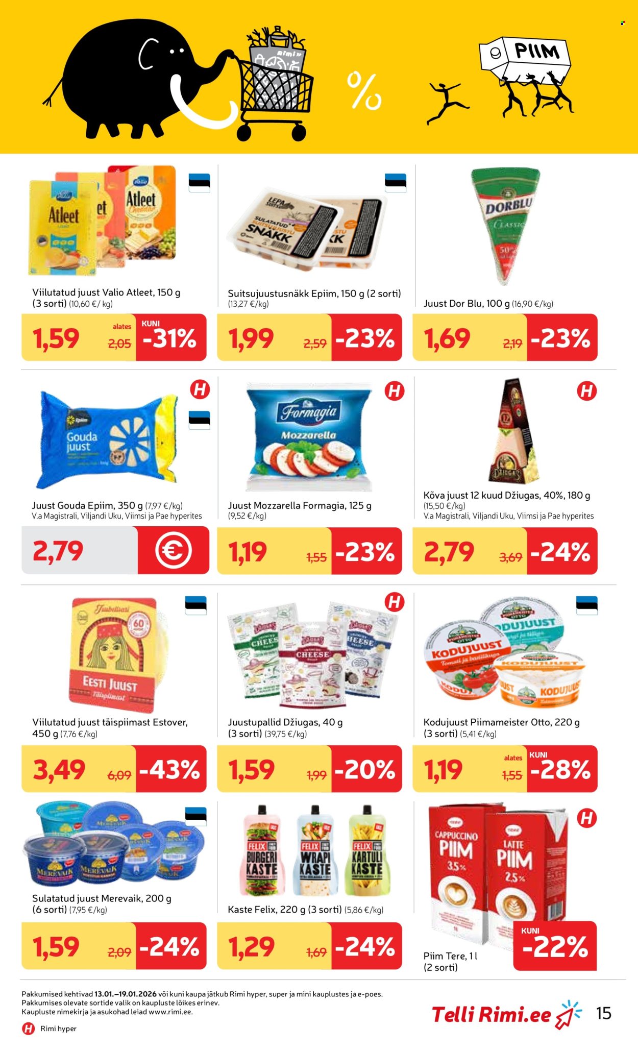Rimi kliendileht - Kliendileht (13.01 - 19.01.2026)