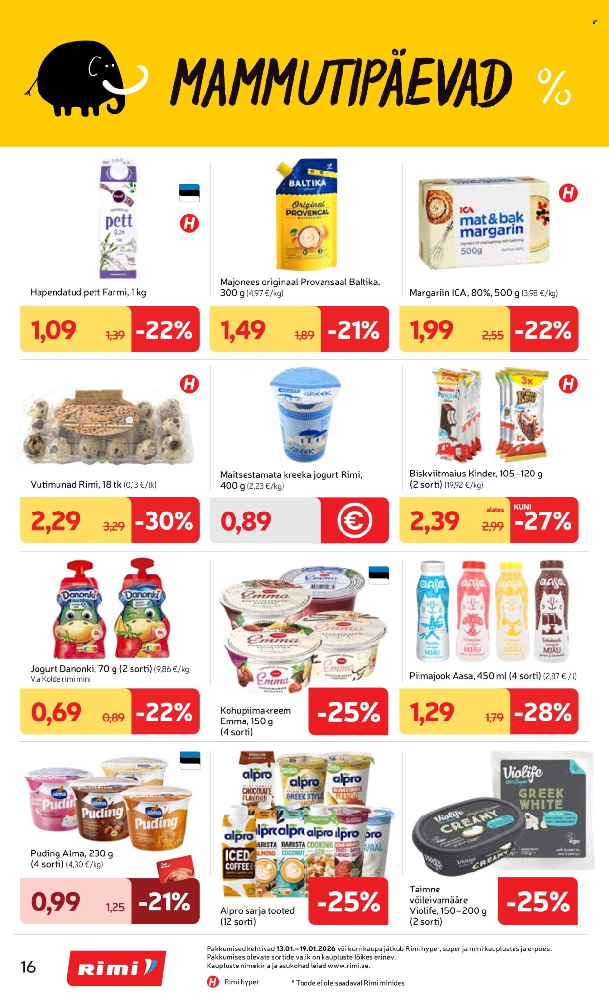 Rimi kliendileht - Kliendileht (13.01 - 19.01.2026)
