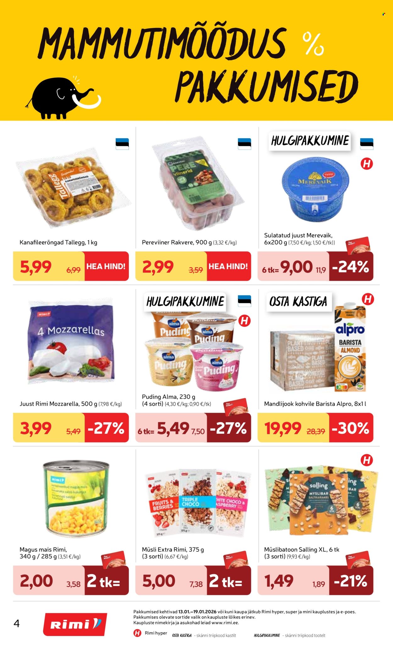 Rimi kliendileht - Kliendileht (13.01 - 19.01.2026)