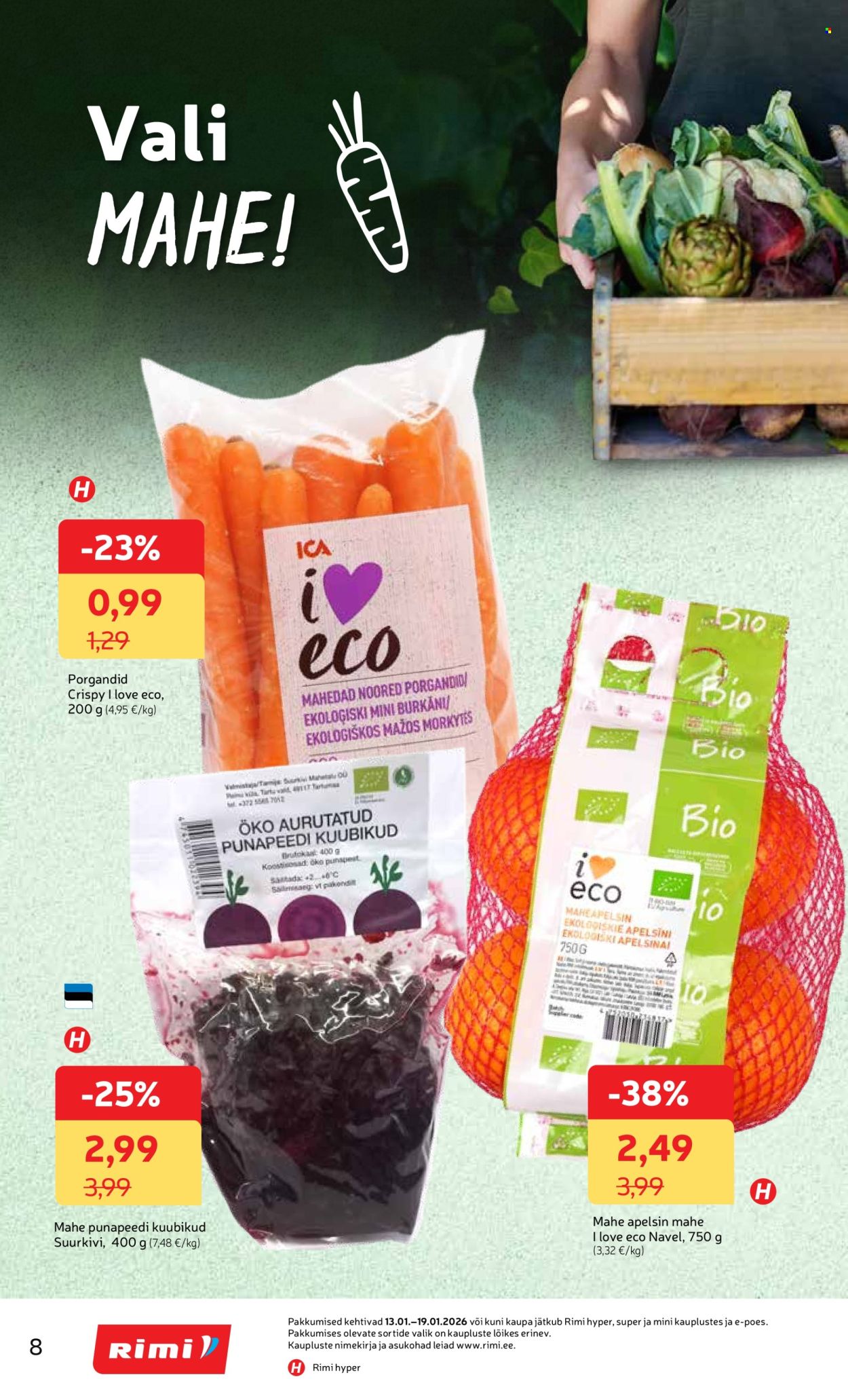 Rimi kliendileht - Kliendileht (13.01 - 19.01.2026)
