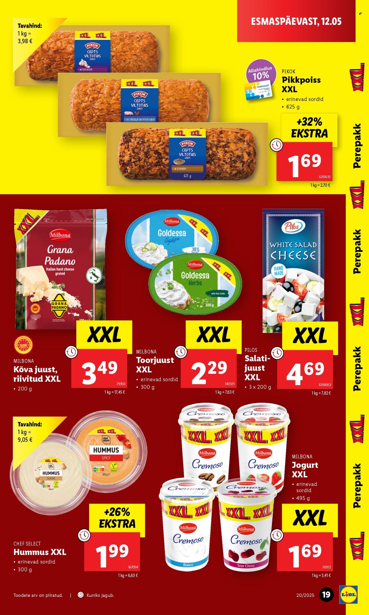 Lidl kliendileht - Nädalalõpu pakkumised (15.05 - 18.05.2025)