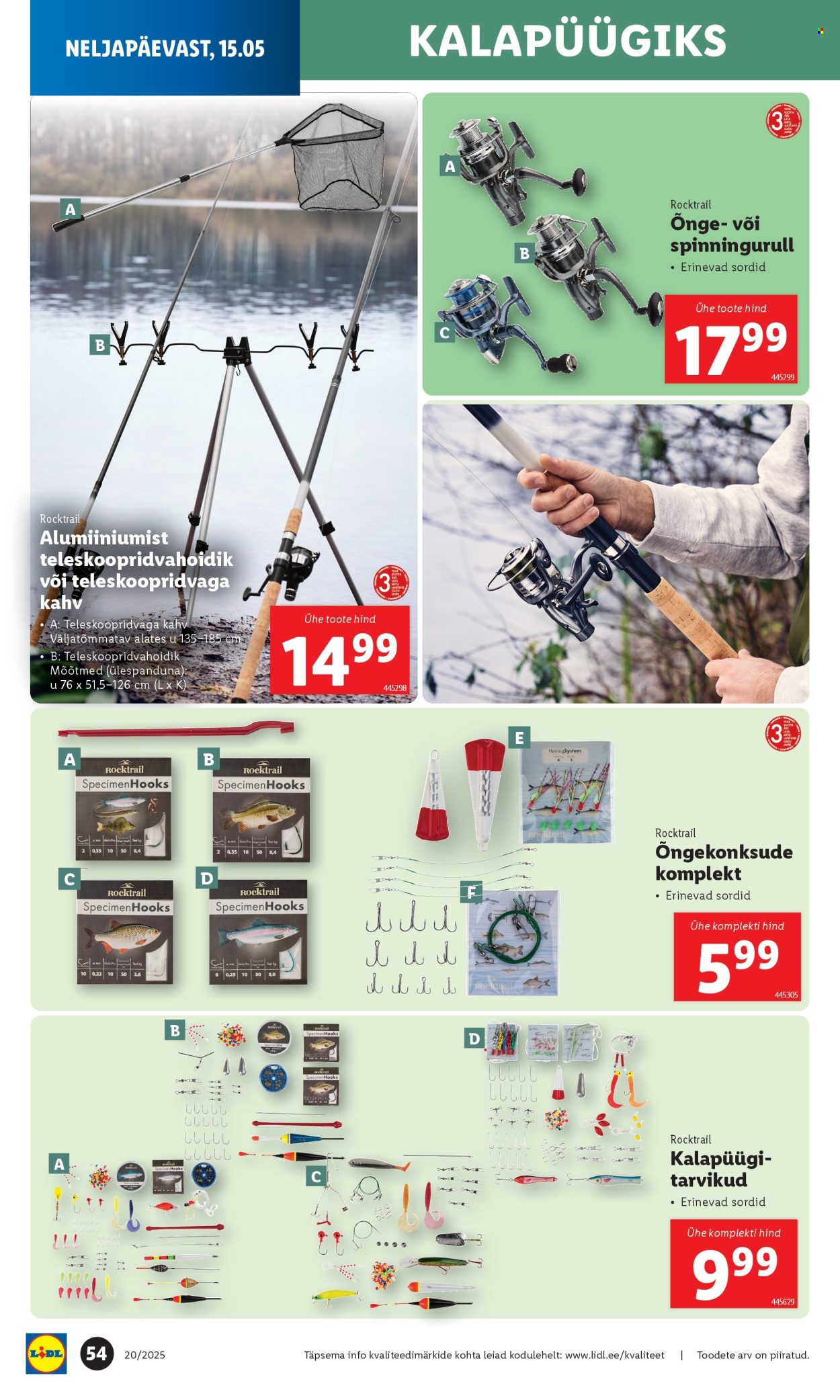 Lidl kliendileht - Nädalalõpu pakkumised (15.05 - 18.05.2025)