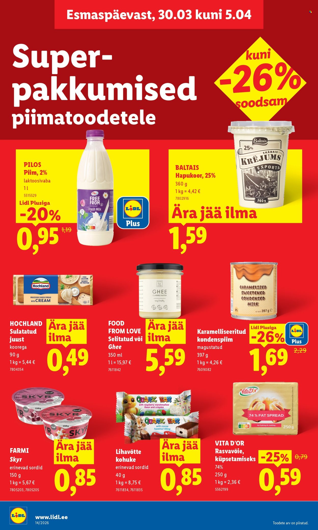 Lidl kliendileht - Kliendileht (30.03 - 5.04.2026)