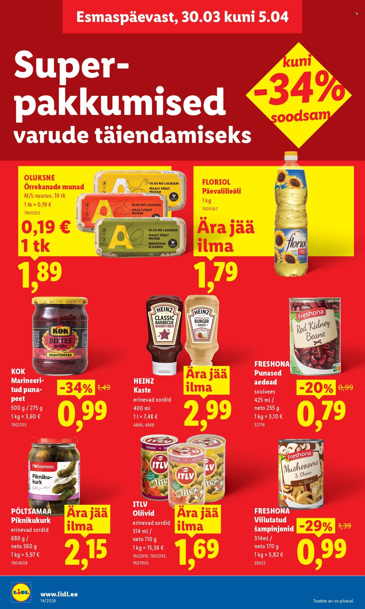Lidl kliendileht - Kliendileht (30.03 - 5.04.2026)