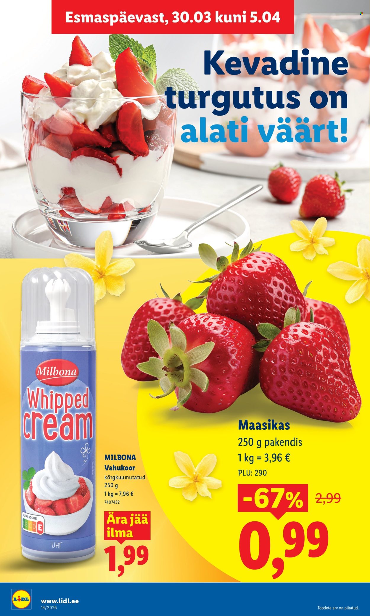 Lidl kliendileht - Kliendileht (30.03 - 5.04.2026)