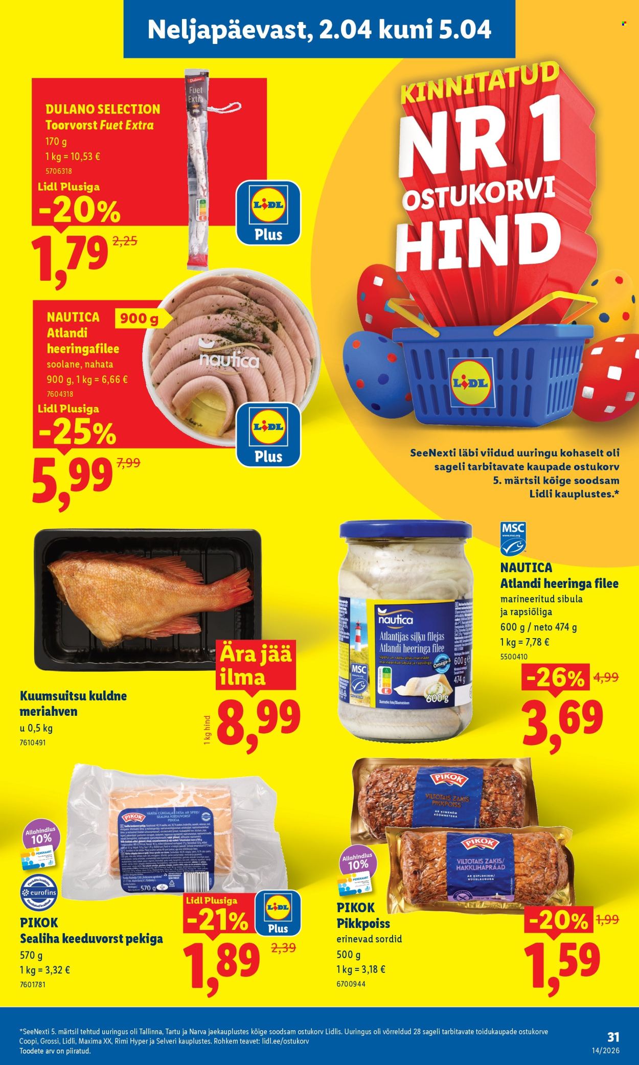 Lidl kliendileht - Kliendileht (30.03 - 5.04.2026)