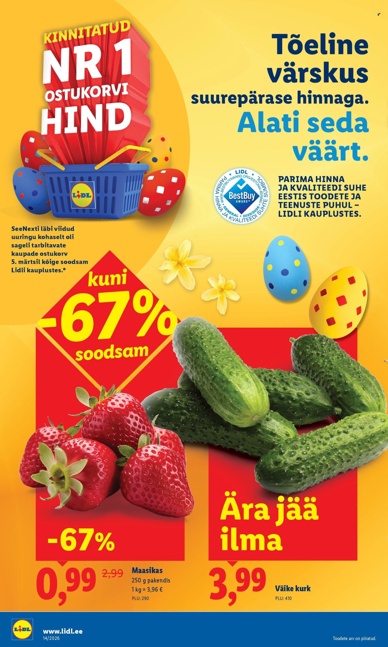 Lidl kliendileht - Kliendileht (30.03 - 5.04.2026)