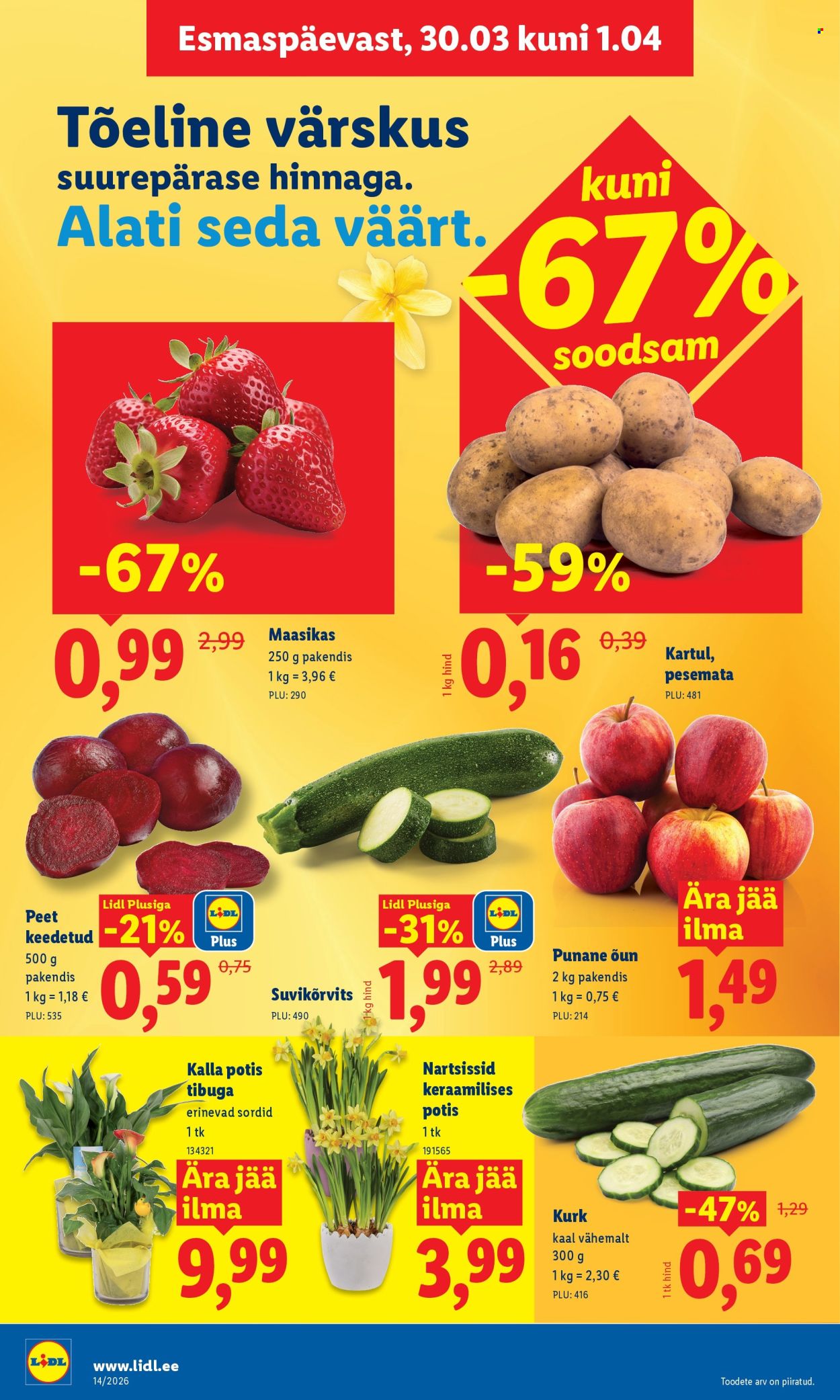 Lidl kliendileht - Kliendileht (30.03 - 5.04.2026)
