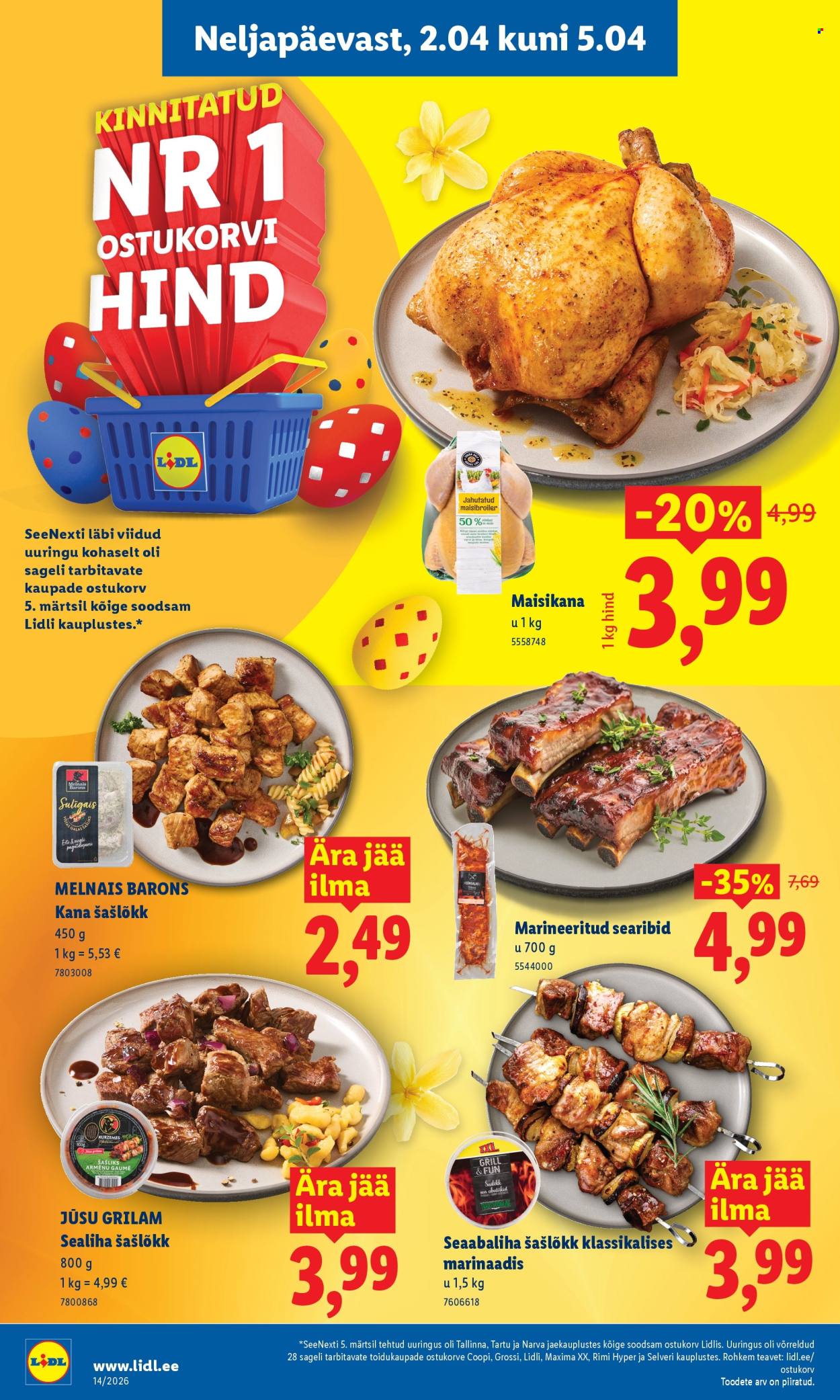 Lidl kliendileht - Kliendileht (30.03 - 5.04.2026)
