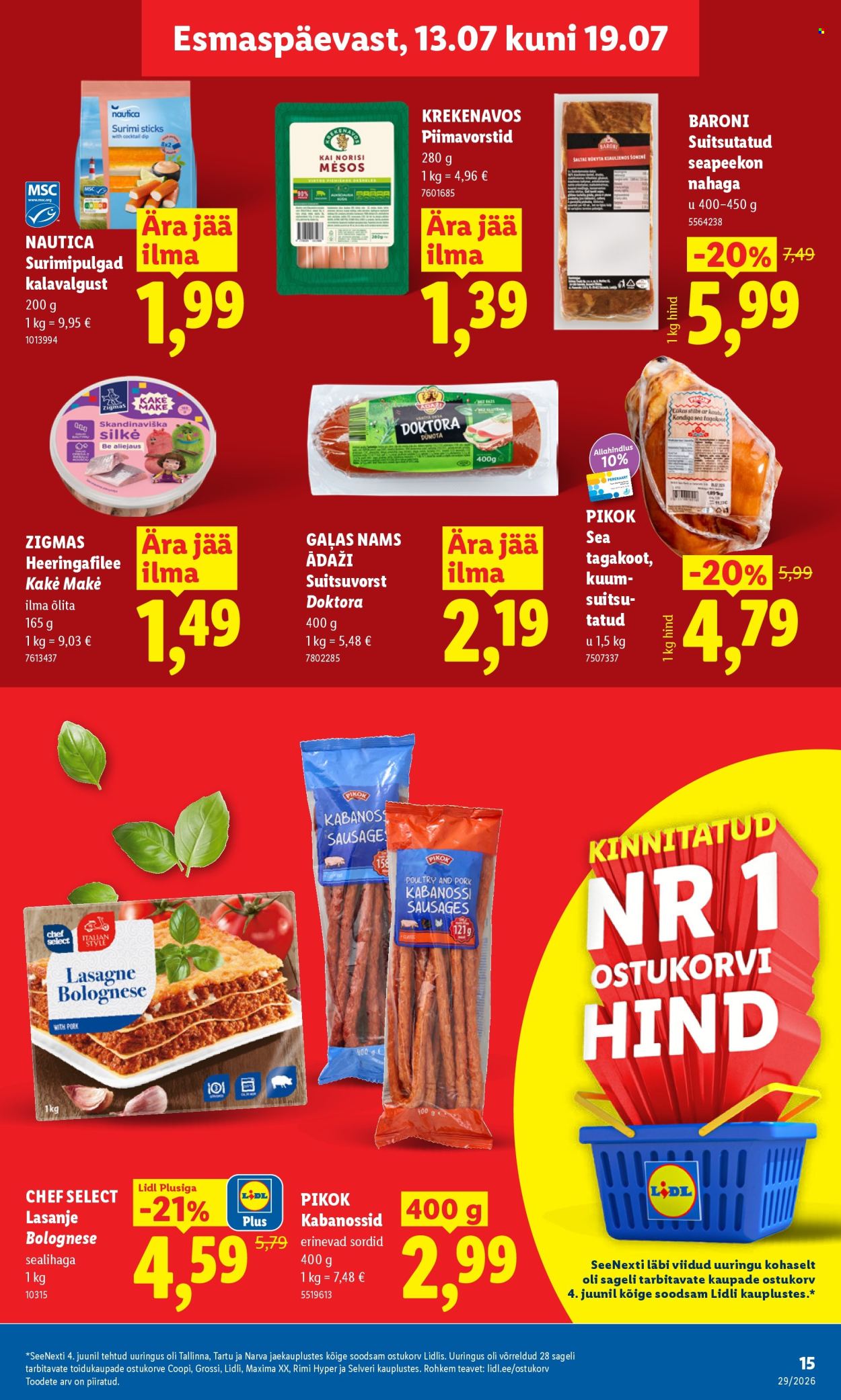 Lidl kliendileht (13.07 - 19.07.2026)
