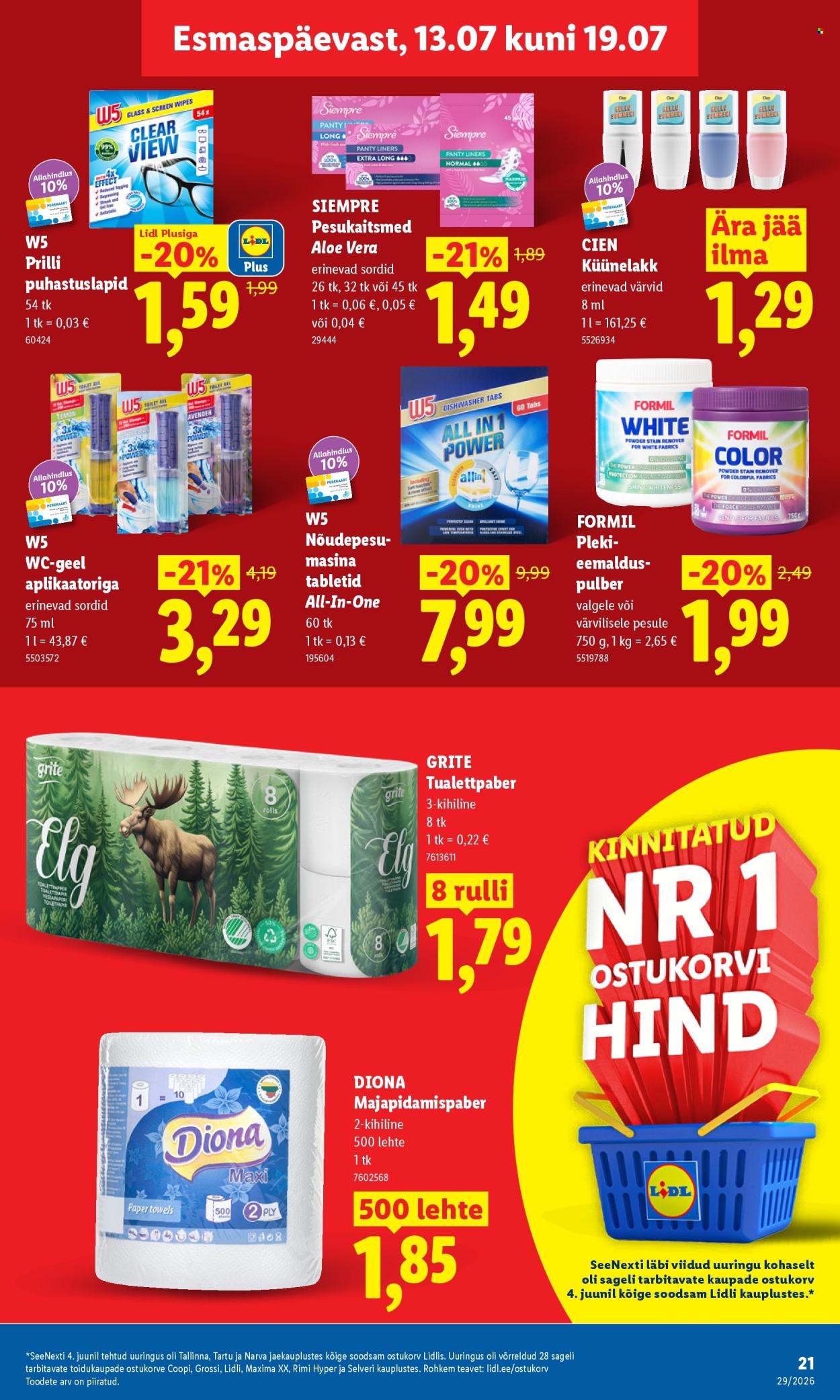 Lidl kliendileht (13.07 - 19.07.2026)