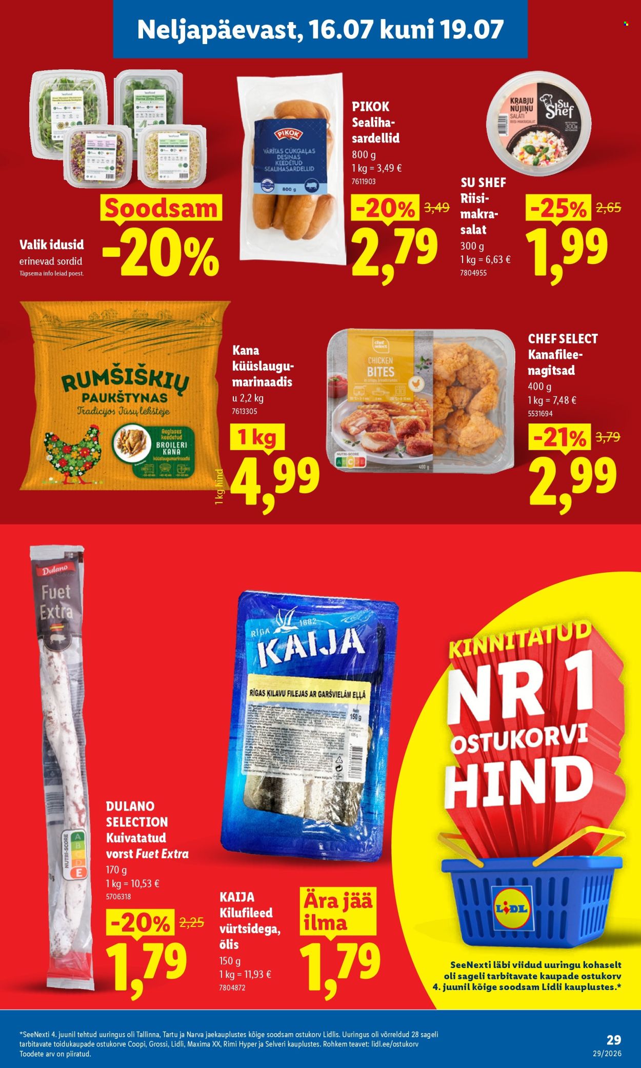 Lidl kliendileht (13.07 - 19.07.2026)