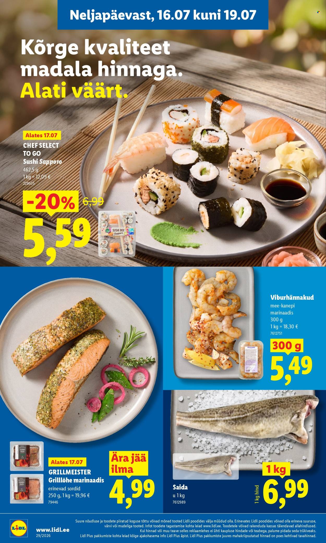 Lidl kliendileht (13.07 - 19.07.2026)