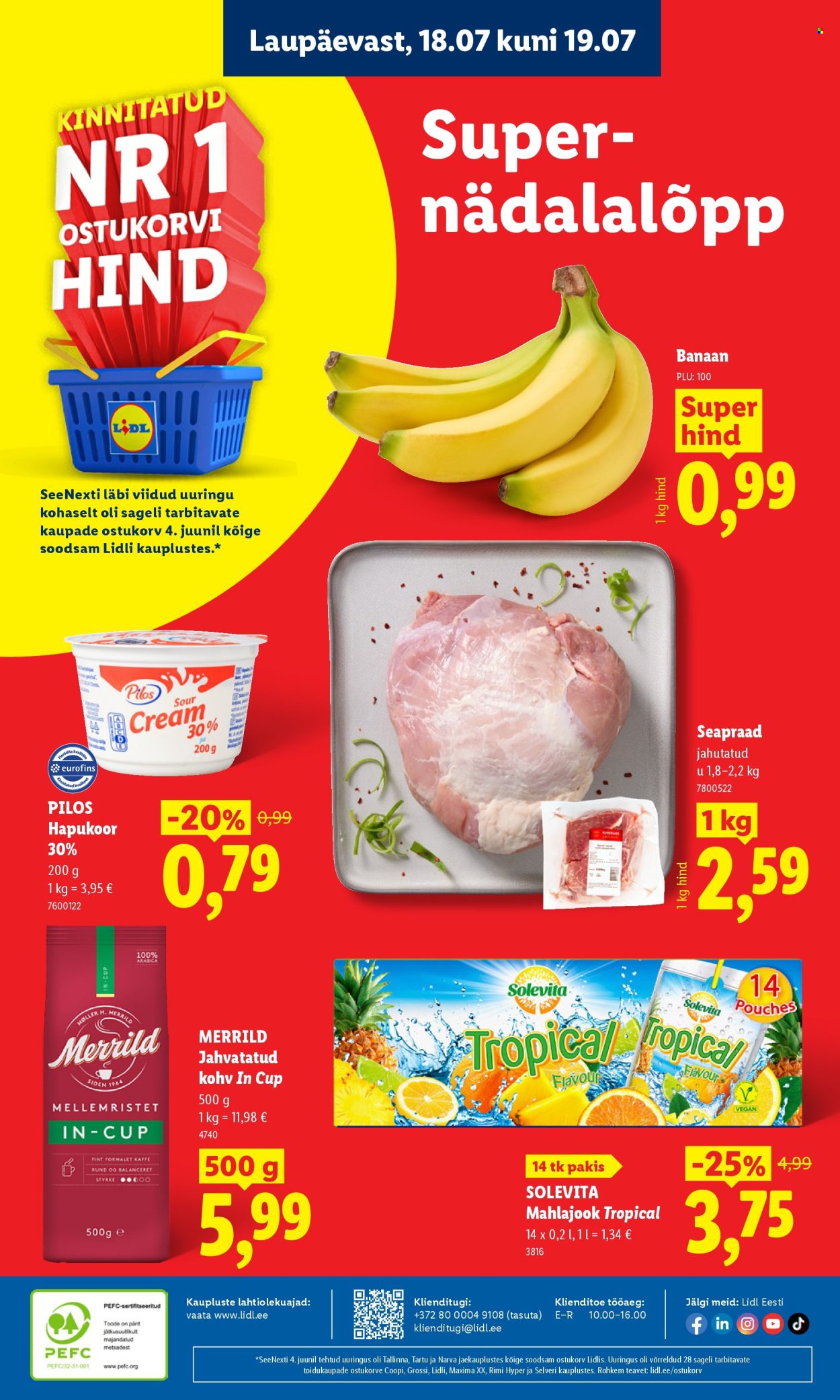 Lidl kliendileht (13.07 - 19.07.2026)