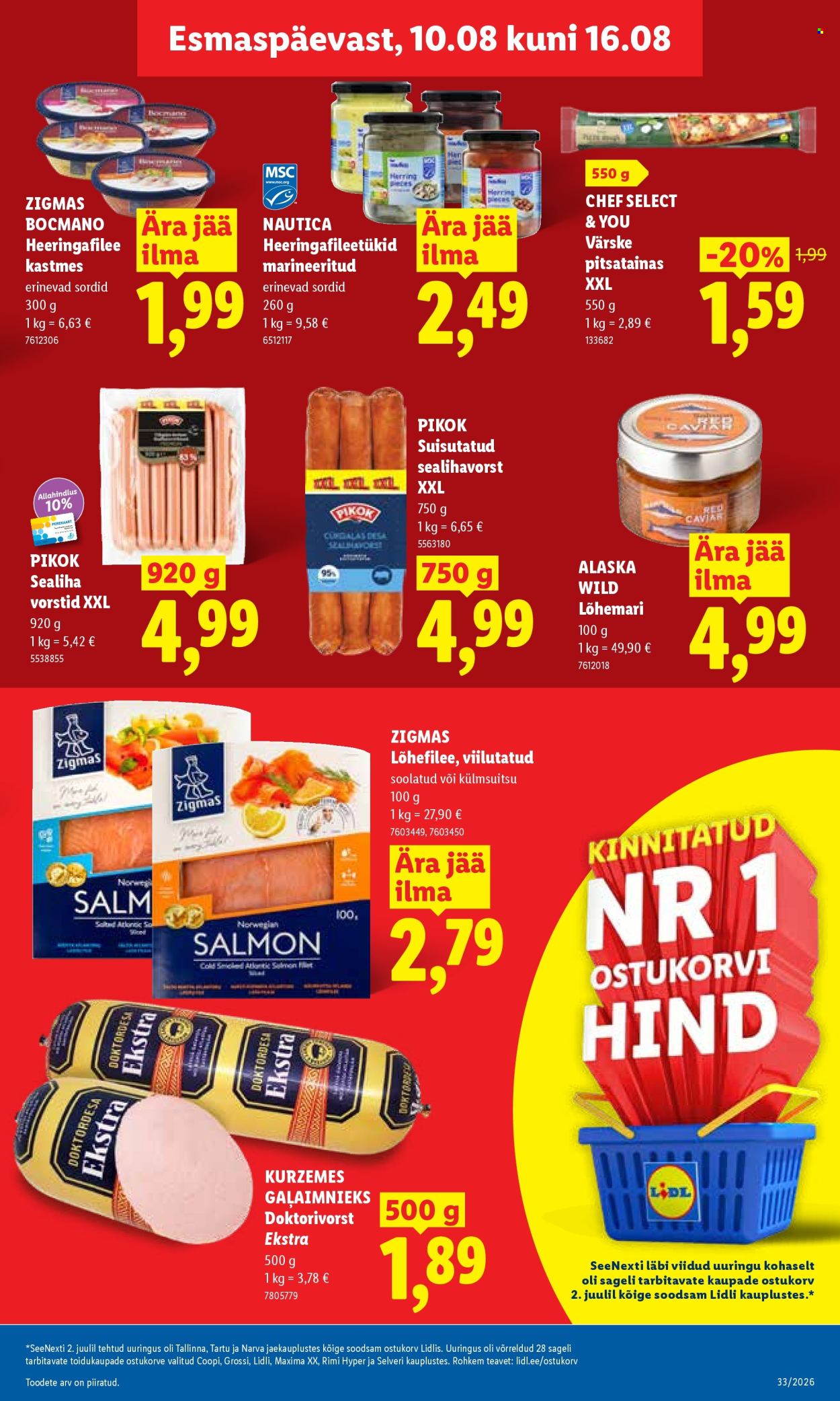 Lidl kliendileht (10.08 - 16.08.2026)