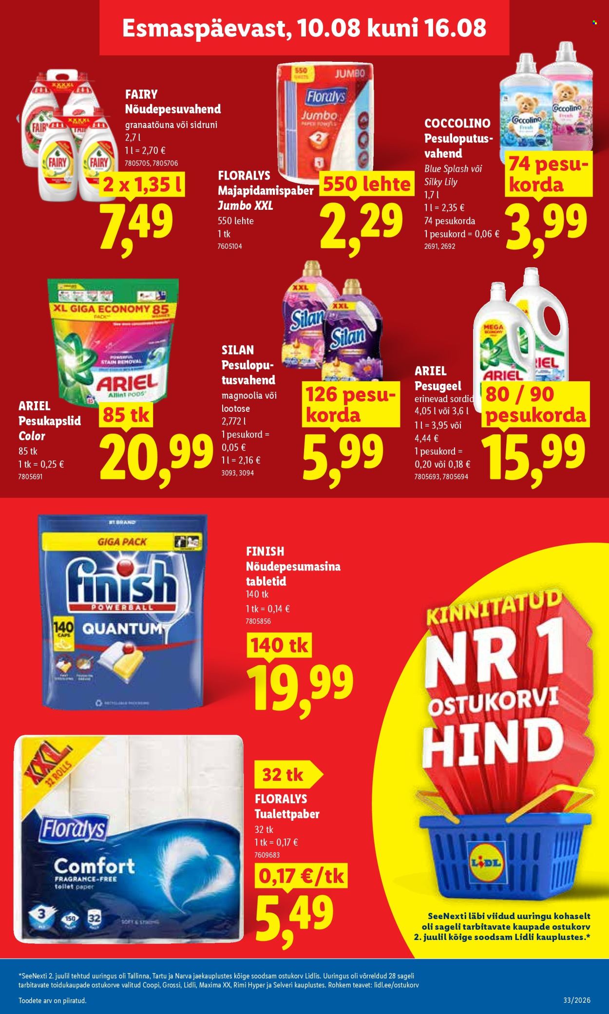 Lidl kliendileht (10.08 - 16.08.2026)