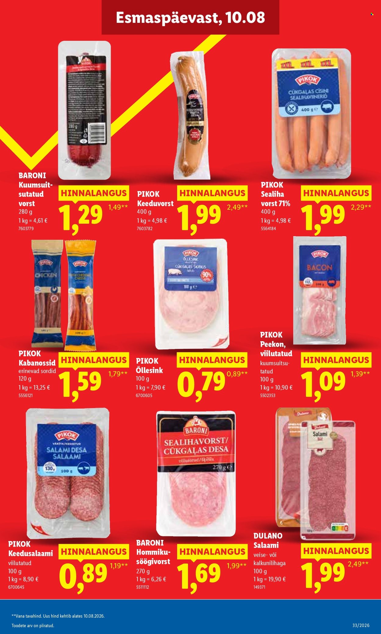 Lidl kliendileht (10.08 - 16.08.2026)
