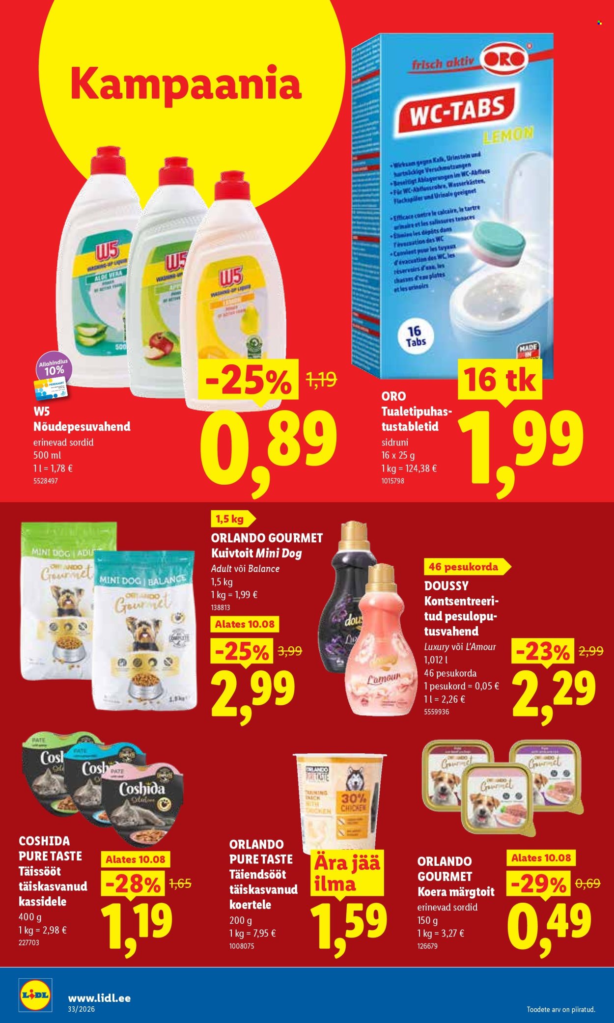 Lidl kliendileht (10.08 - 16.08.2026)