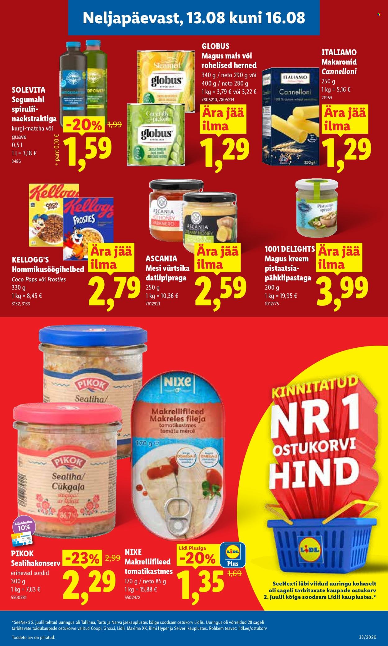 Lidl kliendileht (10.08 - 16.08.2026)