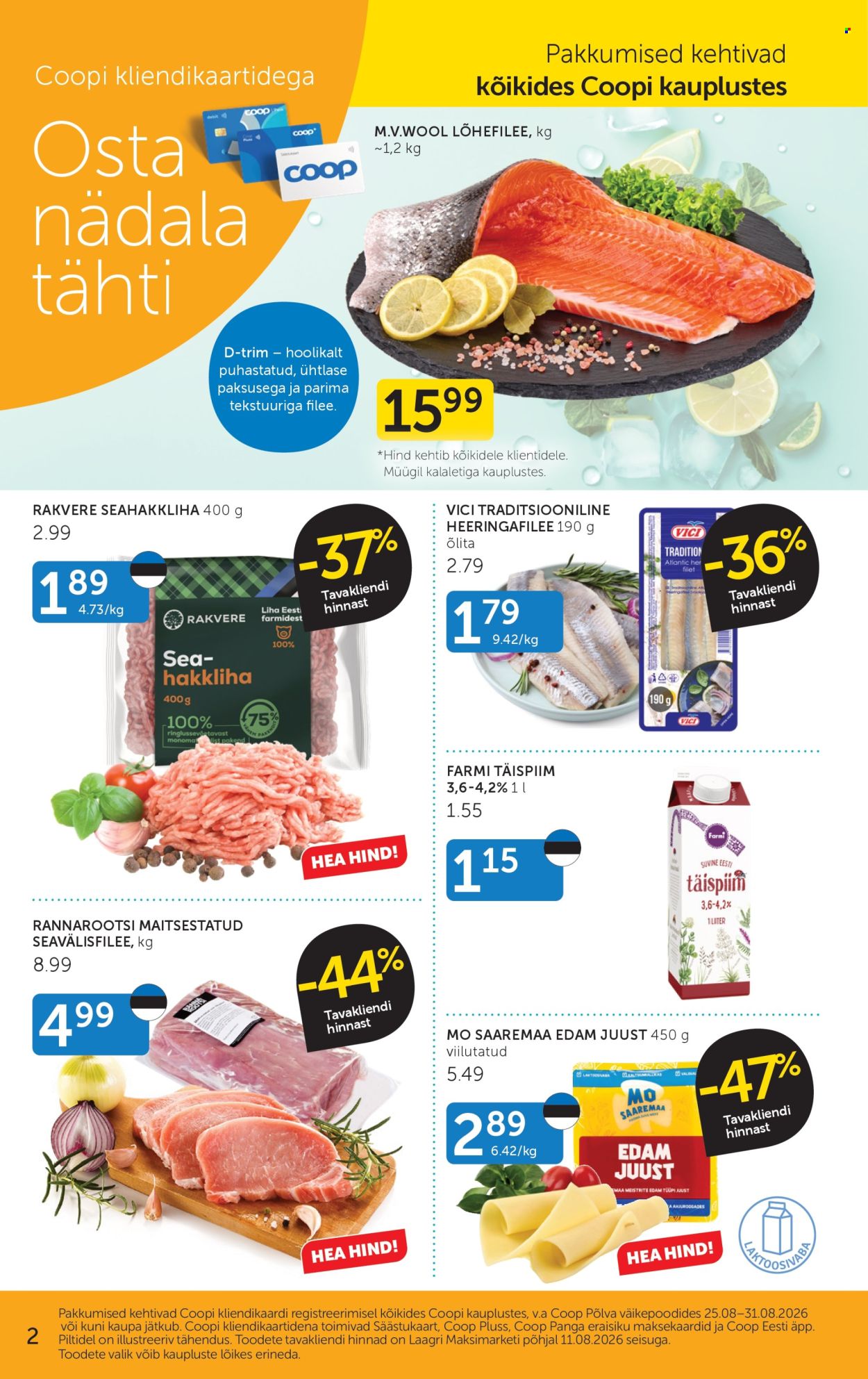 Coop kliendileht (25.08 - 31.08.2026)