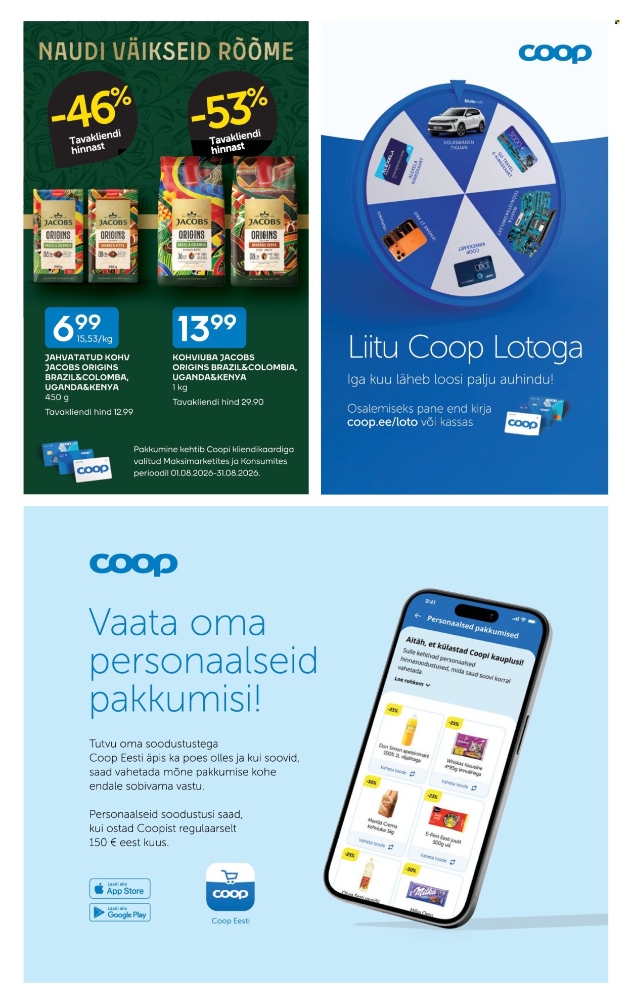 Coop kliendileht (25.08 - 31.08.2026)